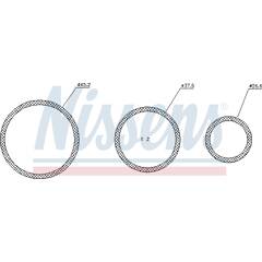 Kit de joints (radiateur d'huile) NISSENS - 9071705