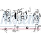 Kompressor, Klimaanlage NISSENS - 890062