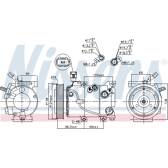 Kompressor, Klimaanlage NISSENS - 890235