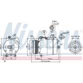 Kompressor, Klimaanlage NISSENS - 89034