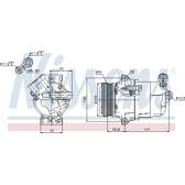 Kompressor, Klimaanlage NISSENS - 89038