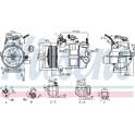 Kompressor, Klimaanlage NISSENS - 890800