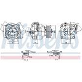 Kompressor, Klimaanlage NISSENS - 890806