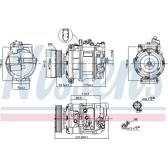 Kompressor, Klimaanlage NISSENS - 89091