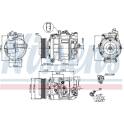 Kompressor, Klimaanlage NISSENS - 89092