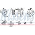 Kompressor, Klimaanlage NISSENS - 891148