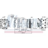 Kompressor, Klimaanlage NISSENS - 89118