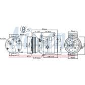 Kompressor, Klimaanlage NISSENS - 89121