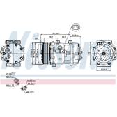 Kompressor, Klimaanlage NISSENS - 89136