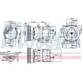 Kompressor, Klimaanlage NISSENS - 89191