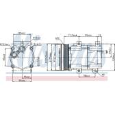 Kompressor, Klimaanlage NISSENS - 89205
