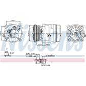 Kompressor, Klimaanlage NISSENS - 89259