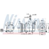 Kompressor, Klimaanlage NISSENS - 89332