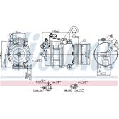 Kompressor, Klimaanlage NISSENS - 89341