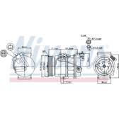Kompressor, Klimaanlage NISSENS - 89386