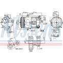 Kompressor, Klimaanlage NISSENS - 89400