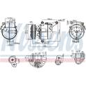 Kompressor, klimatanläggning NISSENS - 890948