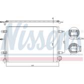 Kondensor, klimatanläggning NISSENS - 94851