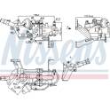 Kühler, Abgasrückführung NISSENS - 989273