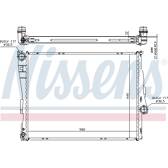Kühler, Motorkühlung NISSENS - 60782A