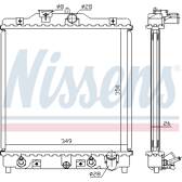 Kühler, Motorkühlung NISSENS - 633081