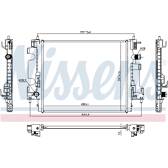 Kühler, Motorkühlung NISSENS - 637659