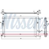 Kühler, Motorkühlung NISSENS - 68503