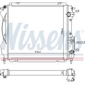 Kühler, Motorkühlung NISSENS - 693848
