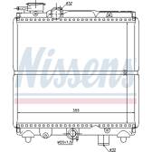 Kühler, Motorkühlung NISSENS - 695178