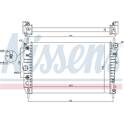 Kühler, Motorkühlung NISSENS - 695976