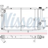 Kühler, Motorkühlung NISSENS - 698532