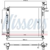 Kühler NISSENS - 606428