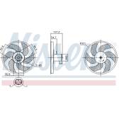 Lüfter, Motorkühlung NISSENS - 850084