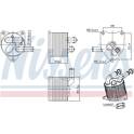 Oil Cooler, automatic transmission NISSENS - 91512