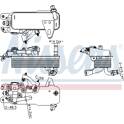 Oliekoeler, automatische transmissie NISSENS - 91480