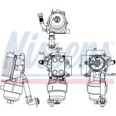 Oliekoeler NISSENS - 91340