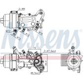 Ölkühler- Motoröl NISSENS - 90992
