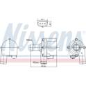 Pompe à eau NISSENS - 832172
