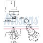 Pressostat de climatisation NISSENS - 301038