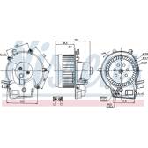 Pulseur d'air, ventilation habitacle NISSENS - 87111