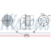 Pulseur d'air, ventilation habitacle NISSENS - 87155