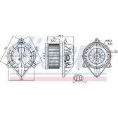 Pulseur d'air, ventilation habitacle NISSENS - 87173