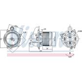 Pulseur d'air, ventilation habitacle NISSENS - 87501
