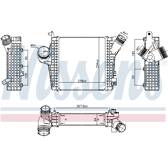 Radiador de aire de admisión NISSENS - 961305