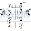 Radiador de aire de admisión NISSENS - 961360