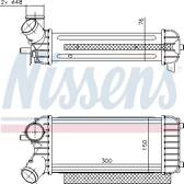 Radiador de aire de admisión NISSENS - 96491