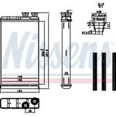 Radiador de calefacción NISSENS - 727210