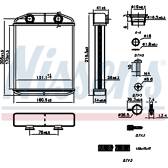 Radiateur chauffage NISSENS - 707196