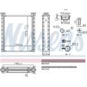 Radiateur chauffage NISSENS - 707280