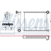 Radiateur chauffage NISSENS - 72962